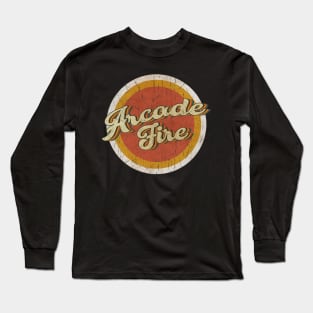 circle vintage Arcade Fire Long Sleeve T-Shirt